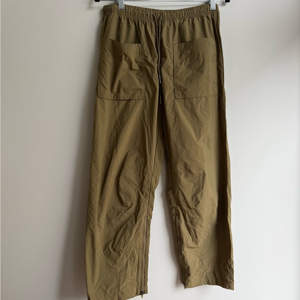 NWOT FREE PEOPLE Olive Green WIDE LEG PANT